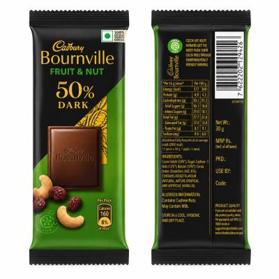 CADBURY BOURNVILLIE FRUIT NUT 50% DARK - 30g